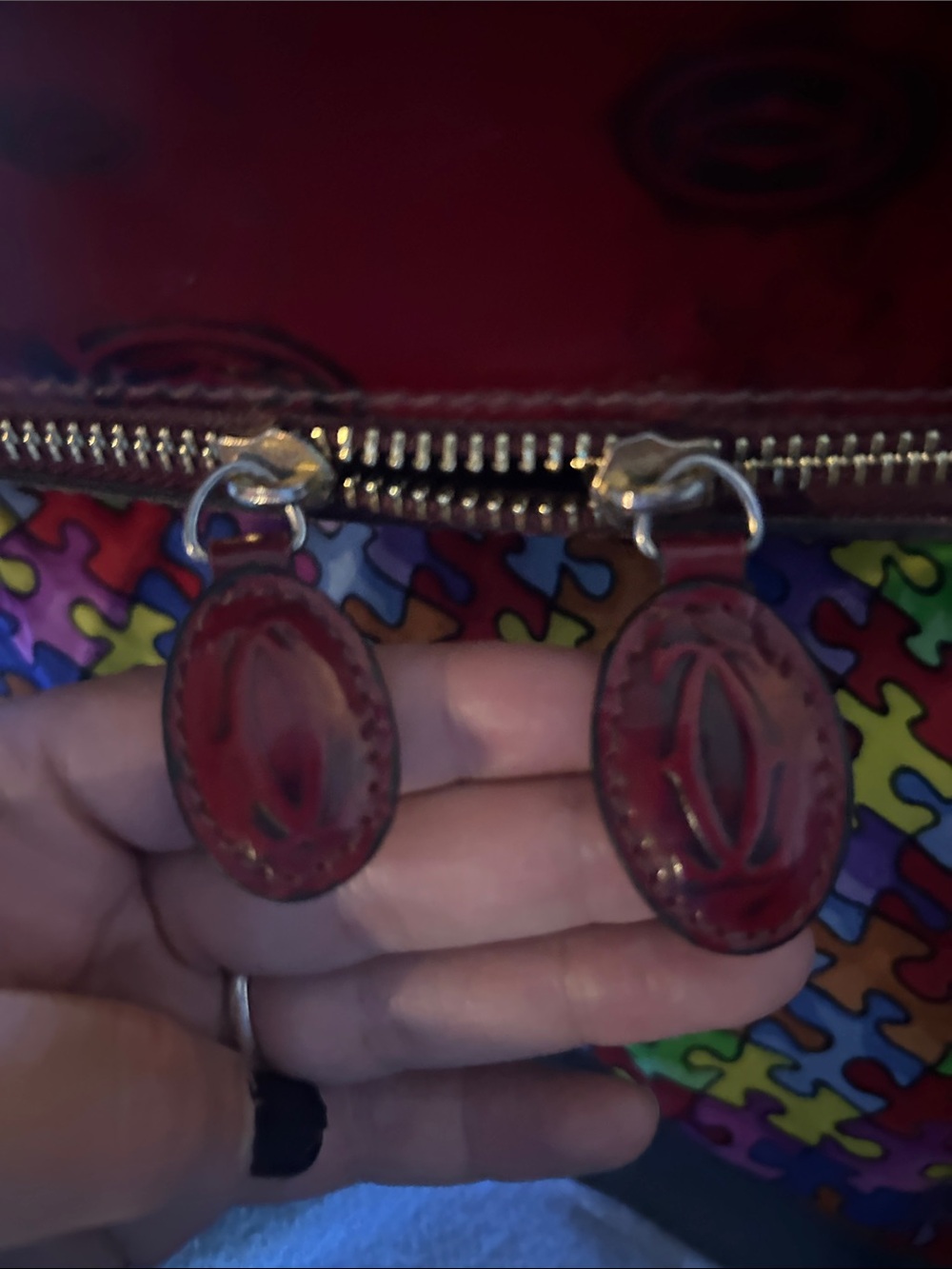 Cartier vintage Red Women's Tote Bag - Picture 11 of 16